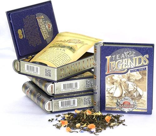 Legends Te Earley Grey Bok Plåtburk